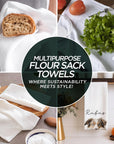 Organic Flour Sack Towels( Certified Organic And OEKO-TEX Certified)