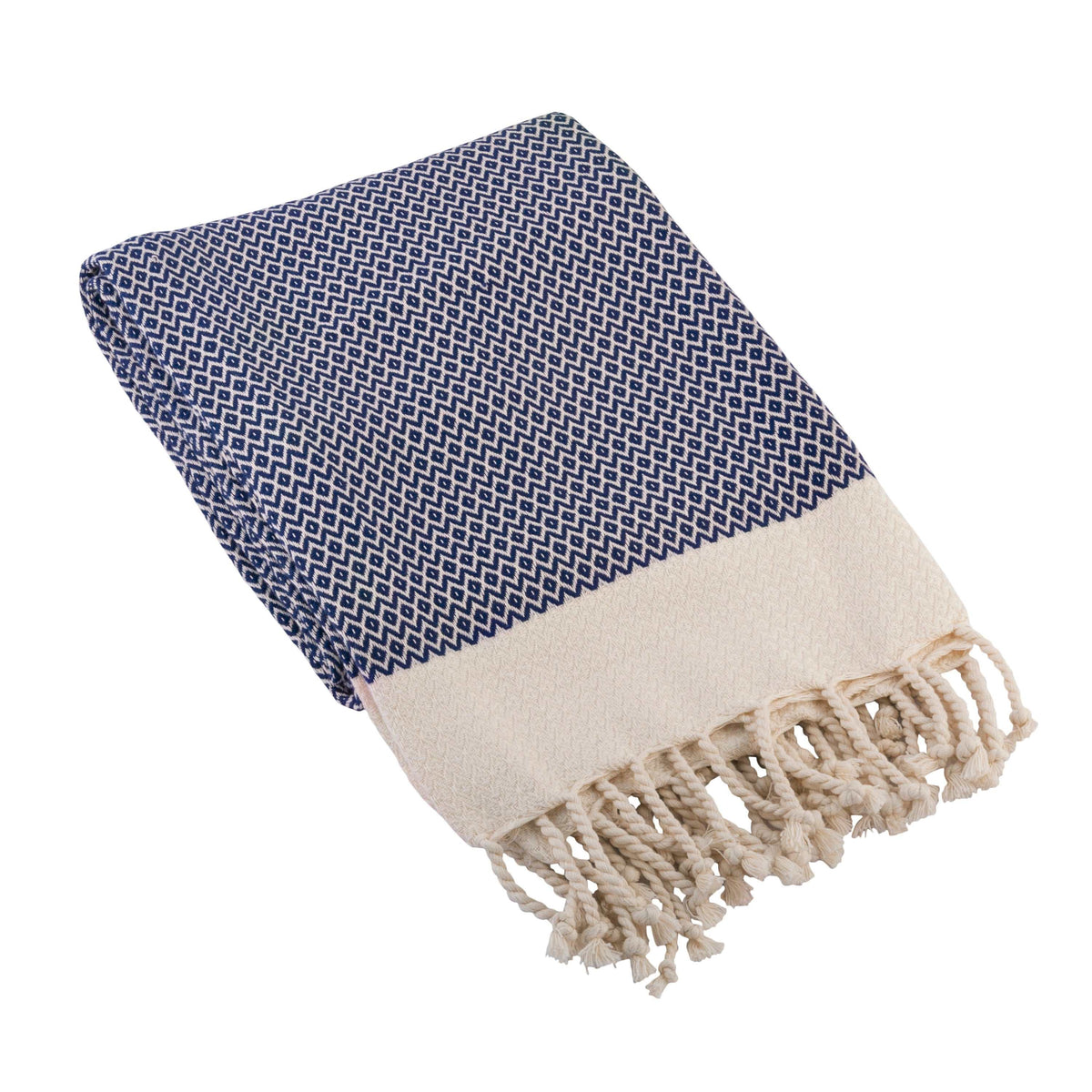 Original Turkish Style Peshtemal Towels Navy 1