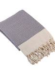 Original Turkish Style Peshtemal Towels Dark Grey 1